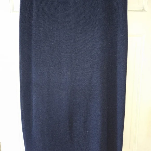 Eileen Fisher Navy Pencil Skirt -Wool, New w/o Tags - Picture 4 of 5